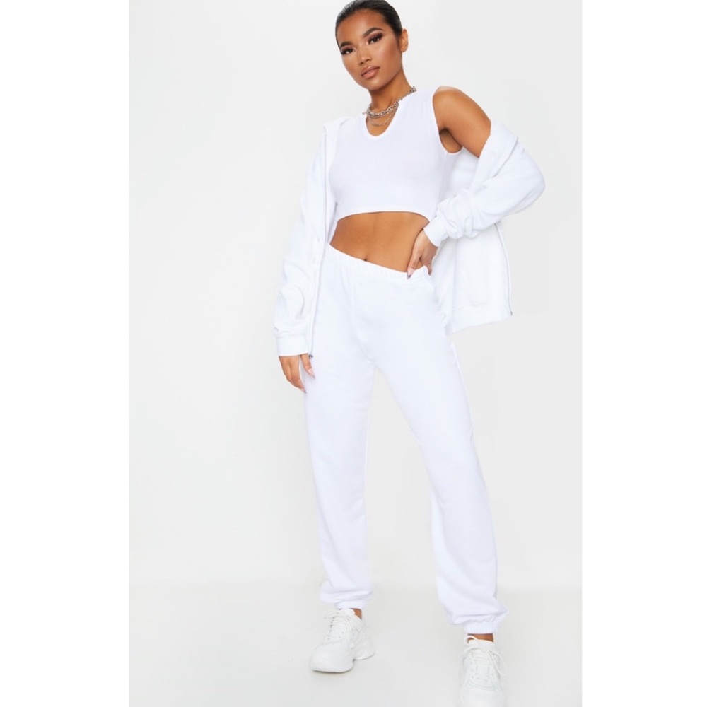 PLT white jogger